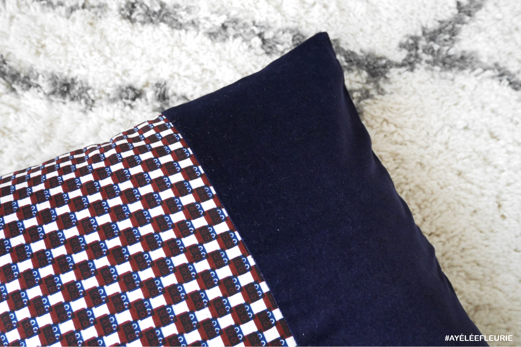 Adénéno Velvet, Coussin déco