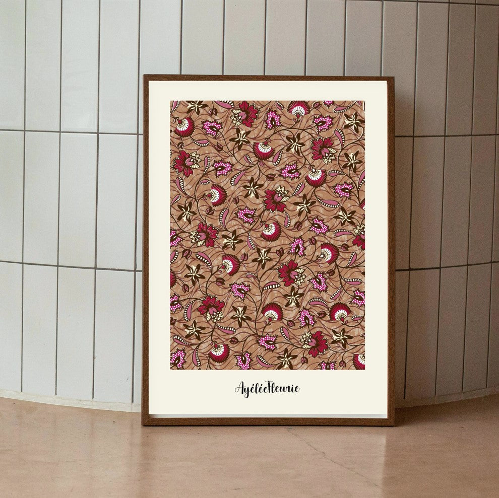 Affiche Fleur de Café