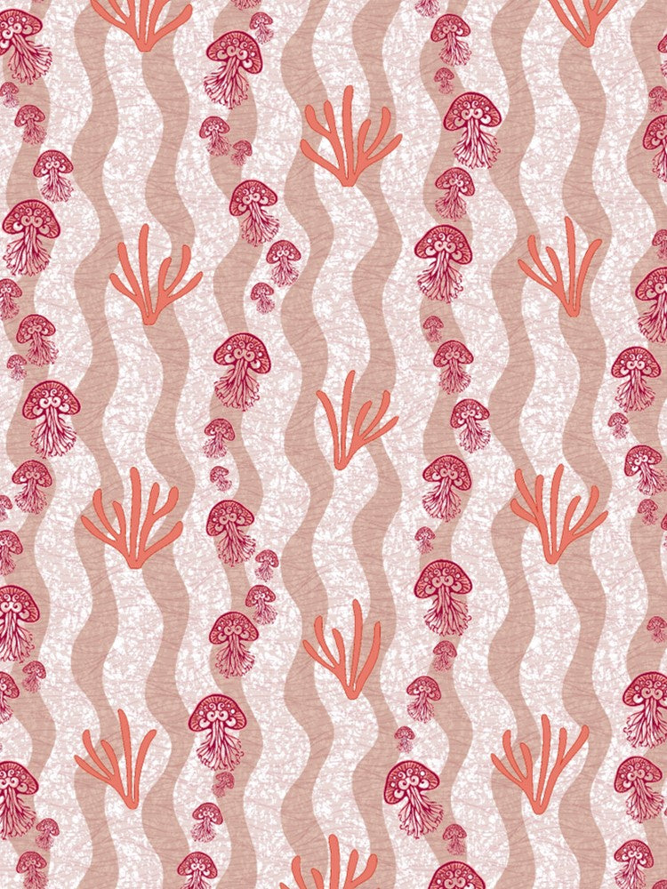 Papier peint Wax Médusettes