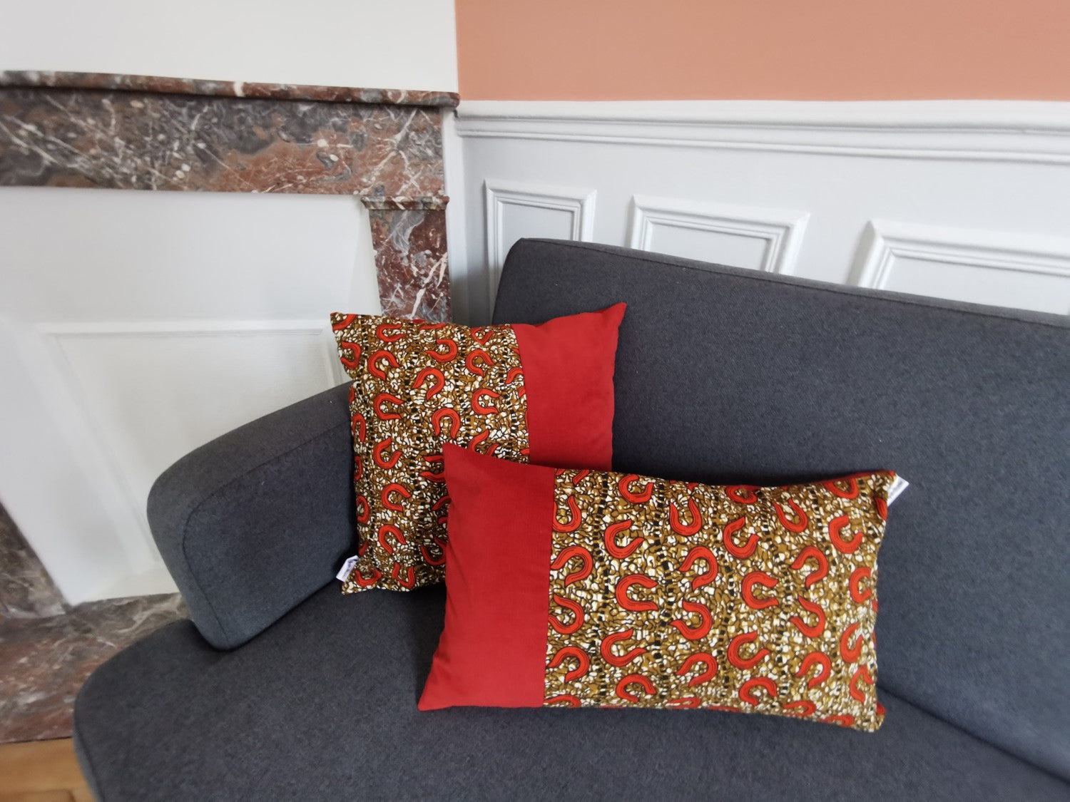 Chilly Rusty Velvet, Coussin déco