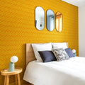 Papier peint Wax Citrons