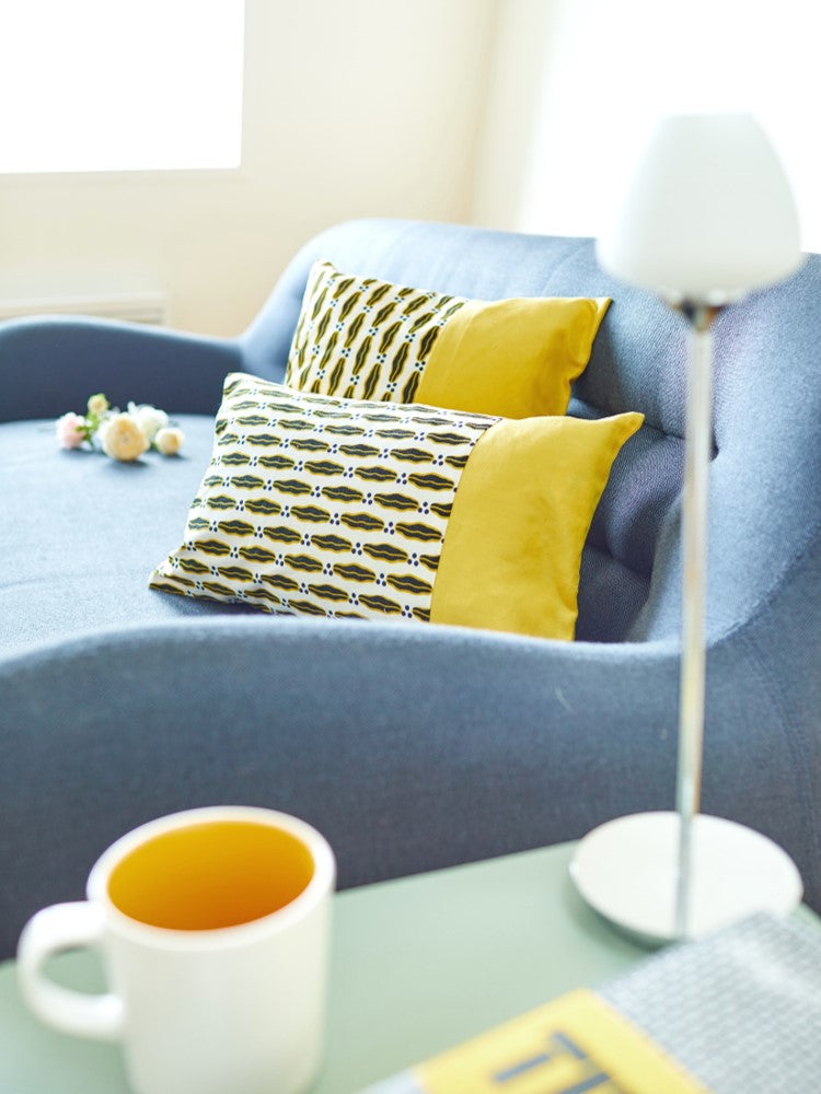 Fanta Mimosa lin, coussin déco