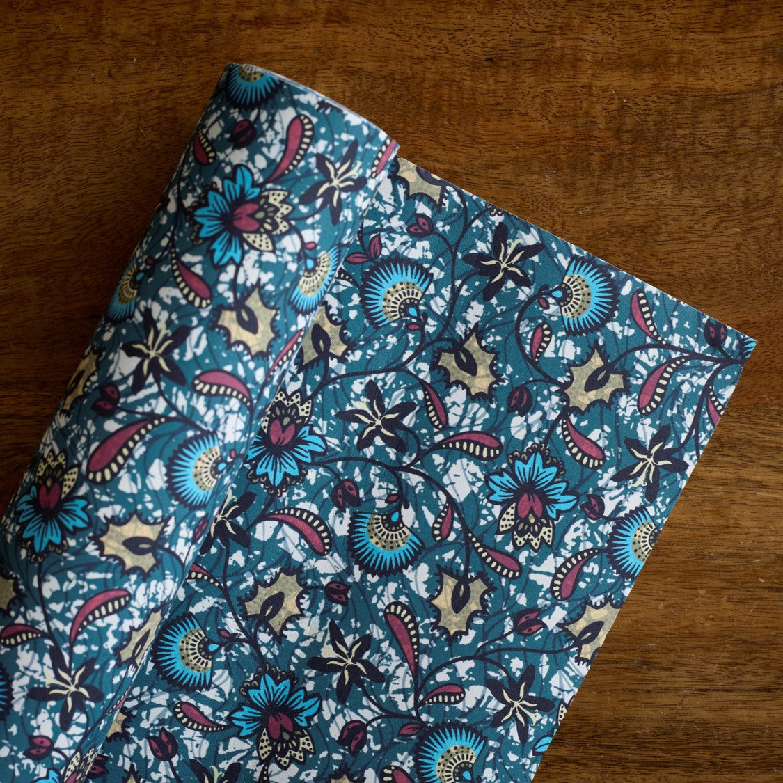 Papier peint Wax Fleur de Café