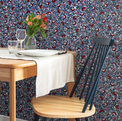 Papier peint Wax Fleur de Café