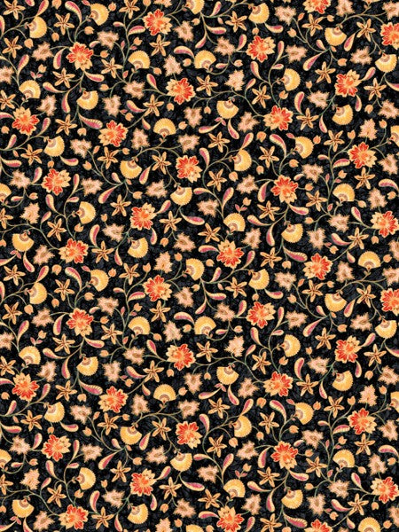 Echantillons Papiers peints Noir Baroque