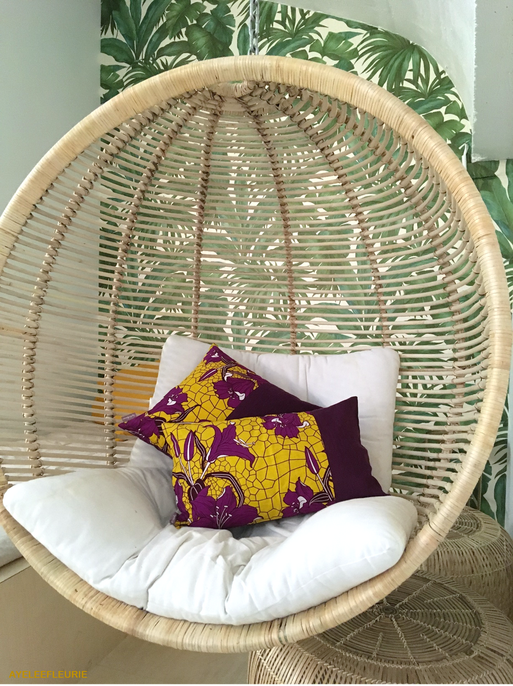 Lys du Sahel, Coussin déco