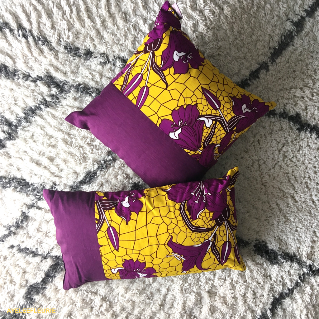 Lys du Sahel, Coussin déco
