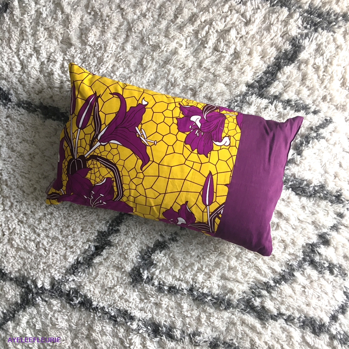Lys du Sahel, Coussin déco
