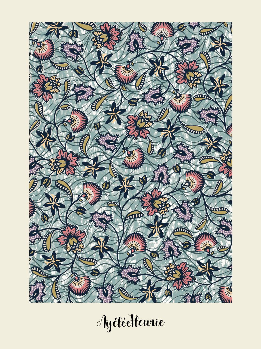 Affiche Fleur de Café