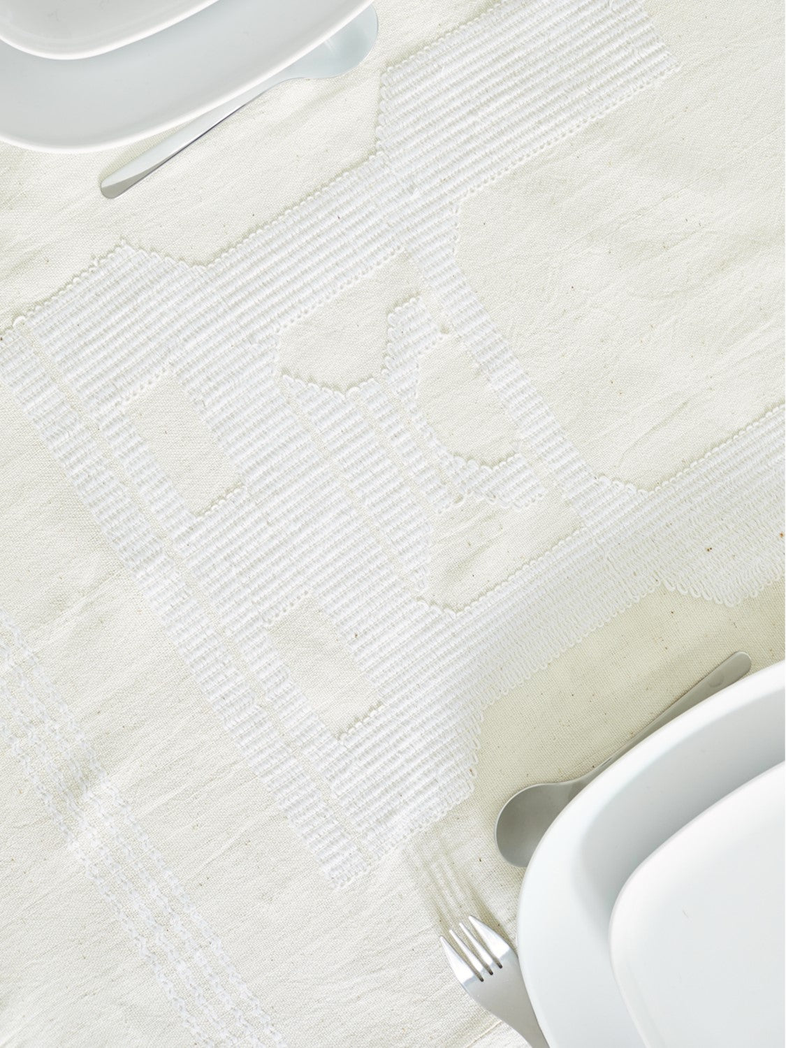 Abomey Sable - Nappe en coton tissé à la main