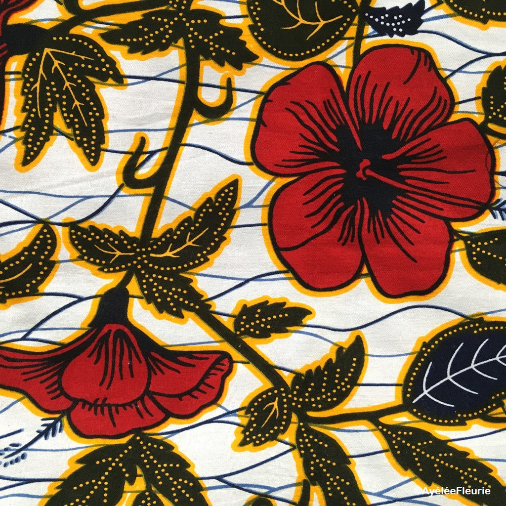 Sè Hibiscus Rouge, Coussin déco