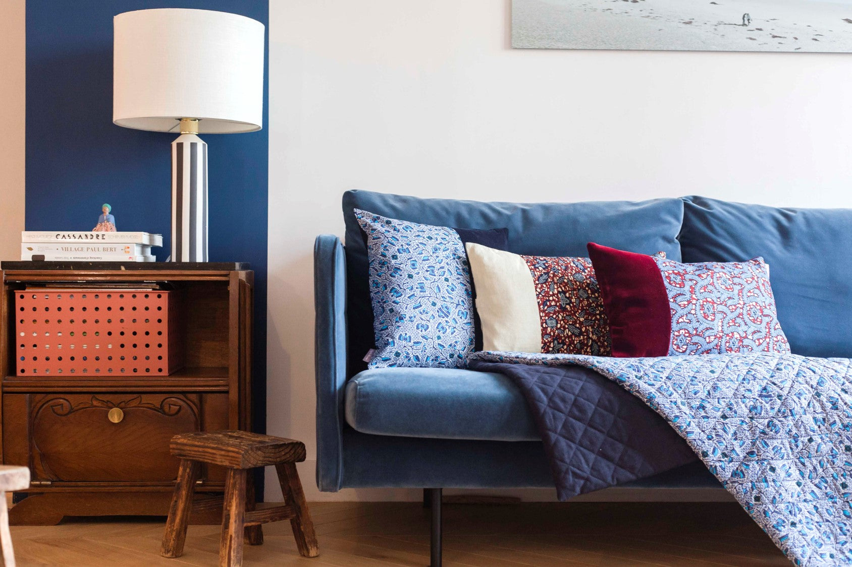 Yletivi Velvet, Coussin déco